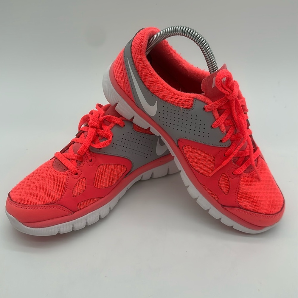 Nike Womens Flex 2012 Run 512108-600 Orange Running Shoes Sneakers Size 8